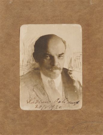 Lot #204 Vladimir Lenin Signed Photograph by