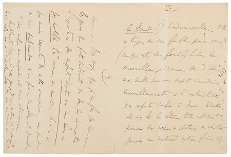 Lot #374 Marcel Proust Autograph Letter Signed to Robert de Montesquiou, the Inspiration for a Character in 'In Search of Lost Time' - Image 2
