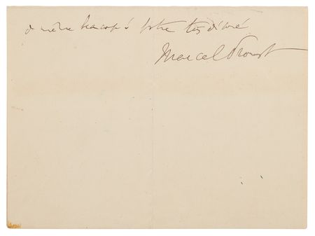 Lot #374 Marcel Proust Autograph Letter Signed to Robert de Montesquiou, the Inspiration for a Character in 'In Search of Lost Time' - Image 3