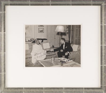 Lot #135 Mohandas Gandhi and Richard Casey Signed