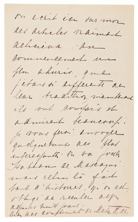 Lot #259 Mata Hari Autograph Letter Signed on Dance and Diaghilev: 
