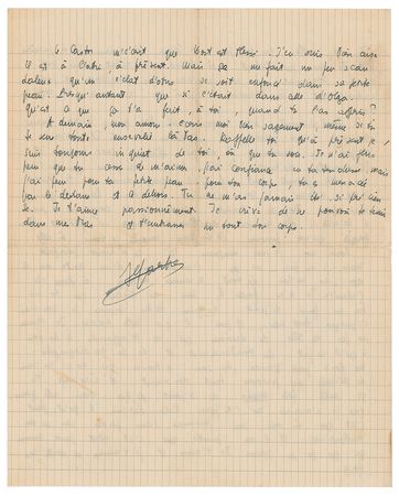 Lot #376 Jean-Paul Sartre Autograph Letter Signed with Recommended Reading: Nietzsche, Heidegger, Plato, and Freud - Image 5