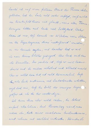 Lot #234 Max Born (5) Autograph Letters Signed on Quantum Field Theory, Mentioning Bohr, Heisenberg, and von Weizsäcker - Image 3