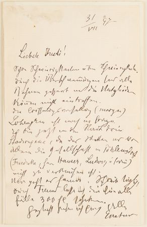 Lot #393 Gustav Mahler Autograph Letter Signed on a Delayed Performance of Wagner's 'Lohengrin' - Two Months Before His Appointment as Director of the Vienna Hofoper - Image 2