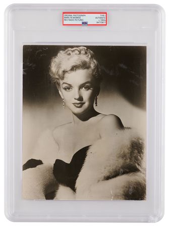 Lot #446 Marilyn Monroe Original Photograph for