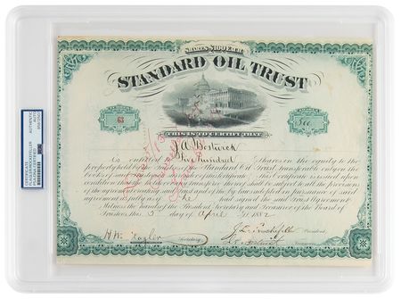 Lot #231 John D. Rockefeller, Henry Flagler, and