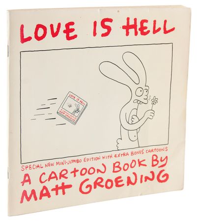 Lot #353 Matt Groening Signed Book with Sketch - Love Is Hell - Image 3