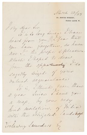 Lot #226 Florence Nightingale Autograph Letter