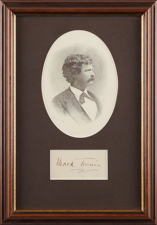 Lot #382 Samuel L. Clemens Signature