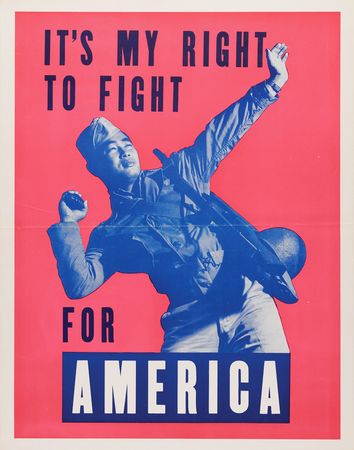 Lot #77 World War II Poster: 'It's My Right to