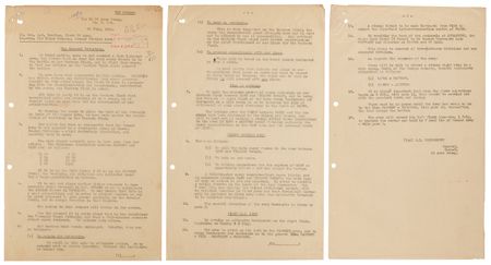 Lot #62 Field Marshal Bernard Law Montgomery's Top-Secret Battle Orders for the Liberation of Europe, May 1944-June 1945 - (28) Documents from the Papers of Major-General Miles Graham - Image 2