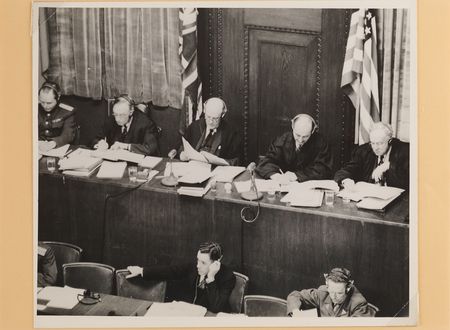 Lot #122 Nuremberg Trials: International Military Tribunal Indictment Signed by All (8) Judges - Image 4