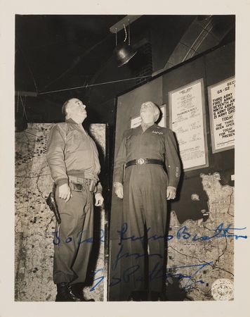 Lot #66 George S. Patton Signed 'Battle of the