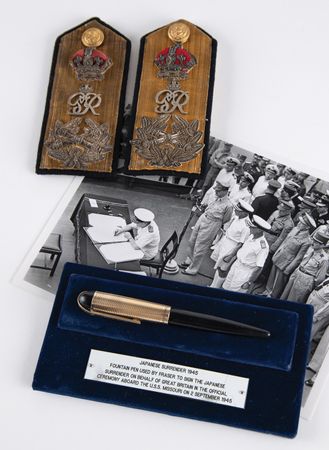 Lot #119 World War II: Admiral Fraser's Eversharp Skyline Pen Used to Sign the Japanese Instrument of Surrender Aboard the USS Missouri - Image 20