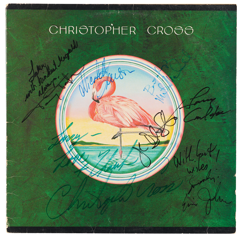Lot 7415 Christopher Cross and Friends Signed Album - Self-Titled