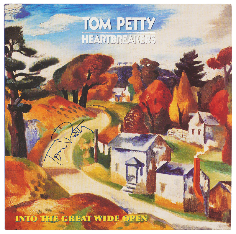 Lot 7362 Tom Petty Signed Album - Into the Great Wide Open