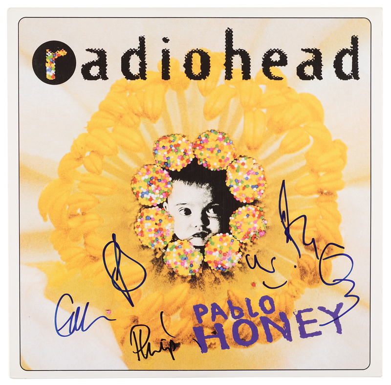 Lot 7484 Radiohead Signed Album - Pablo Honey