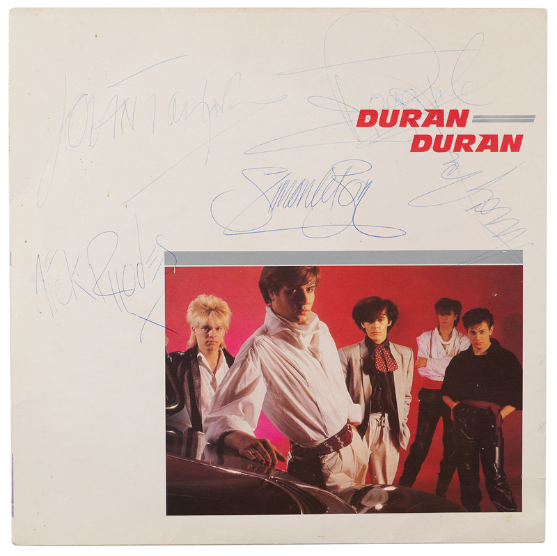 Lot 7418 Duran Duran Signed Album - Self-Titled