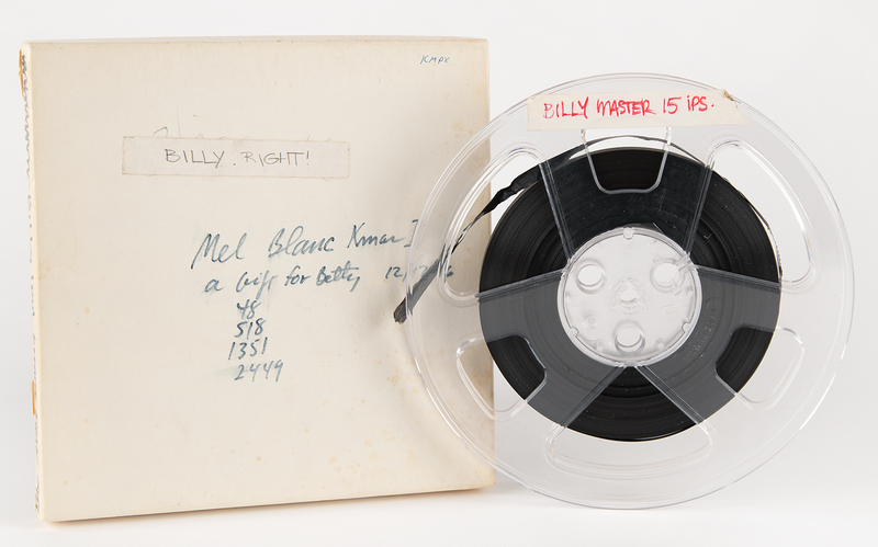 Lot 7422 Billy Idol Original 1984 KQAK Reel-to-Reel Tape