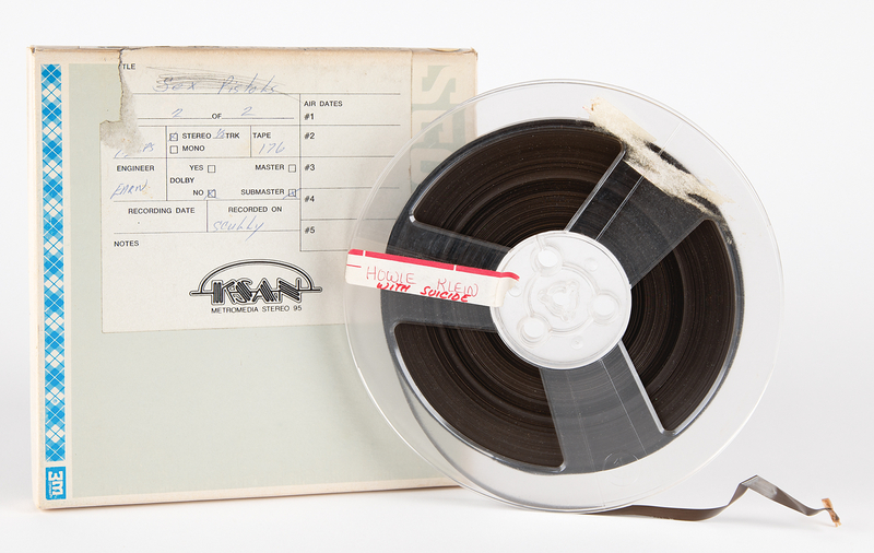 Lot 7407 Suicide Original 1977 KSAN Reel-to-Reel Tape (Interview with Howie Klein)