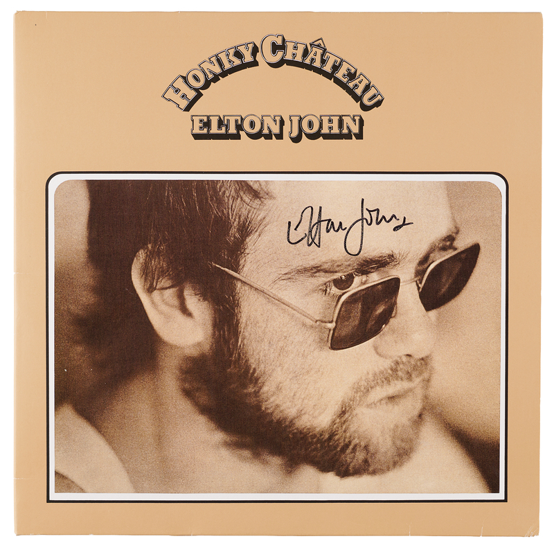 Lot 7353 Elton John Signed Album - Honky Chateau