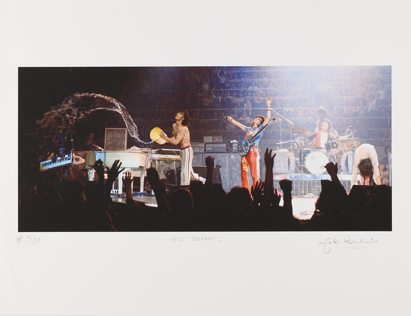 Lot 7138 Rolling Stones Print by John Rowlands - 'The Stones' (Artist Proof #3/10)