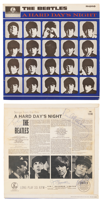 Lot 7001 Beatles Signed Album - A Hard Day's Night - 