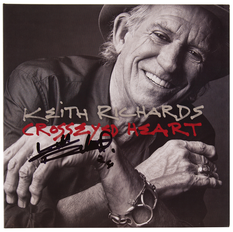 Lot 7128 Keith Richards Signed Album - Crosseyed Heart