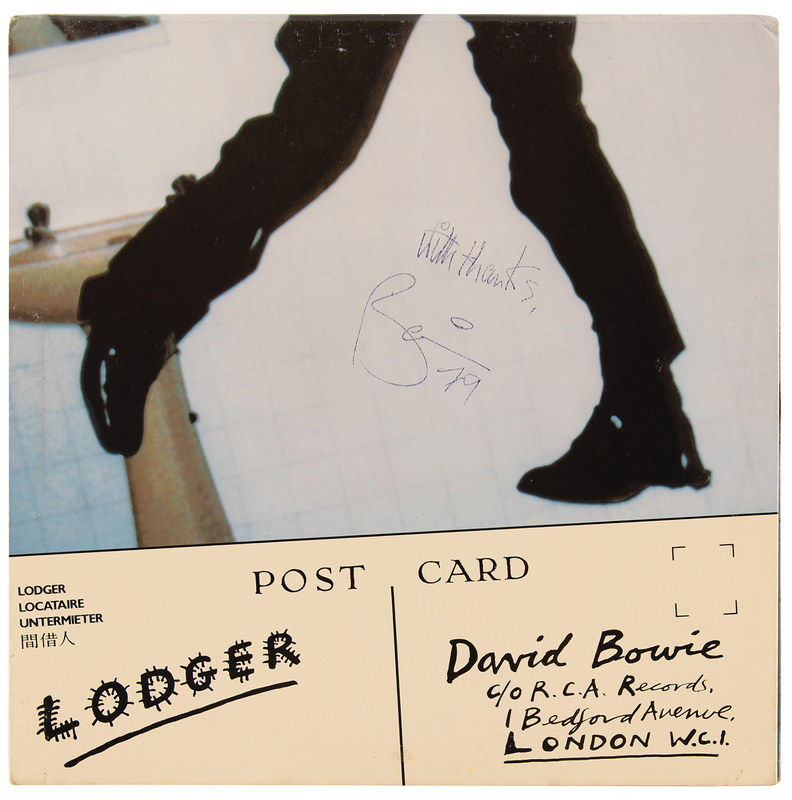 Lot 7333 David Bowie Signed Album - Lodger