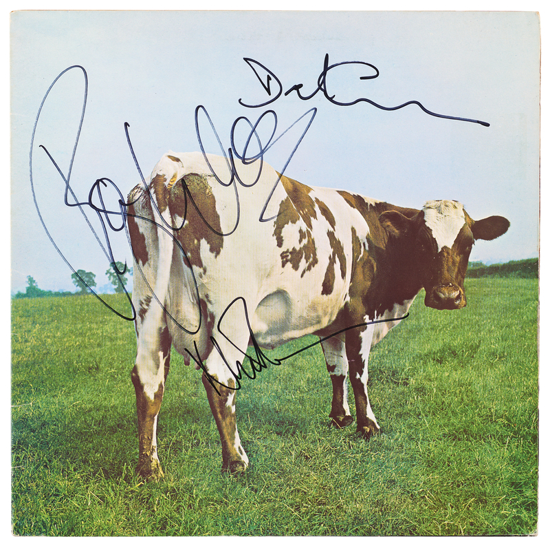 Lot 7239 Pink Floyd Signed Album - Atom Heart Mother