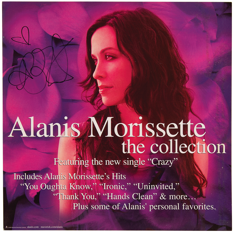 Lot 7480 Alanis Morissette Signed Album Flat - The Collection
