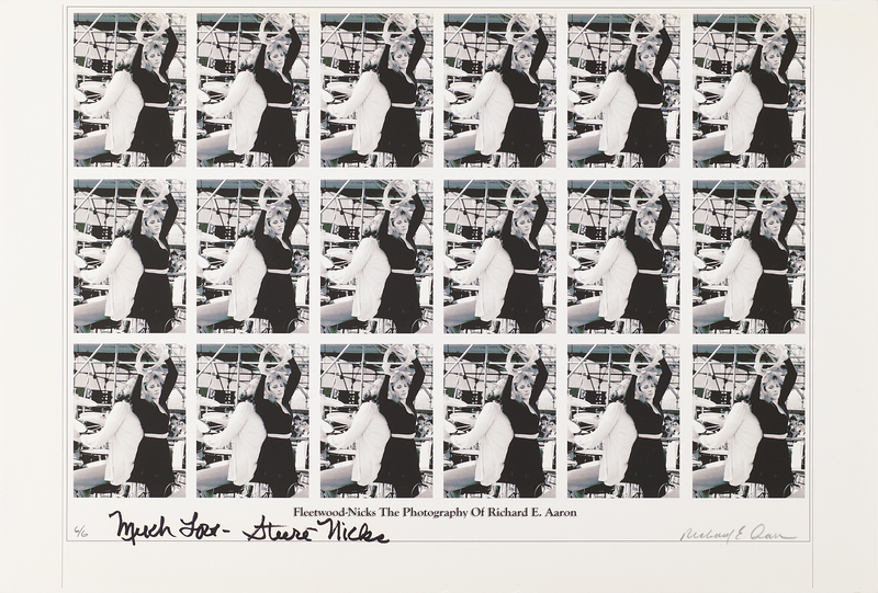 Lot 7349 Fleetwood Mac: Stevie Nicks Signed Photographic Print by Richard E. Aaron (Ltd. Ed. #6/6)