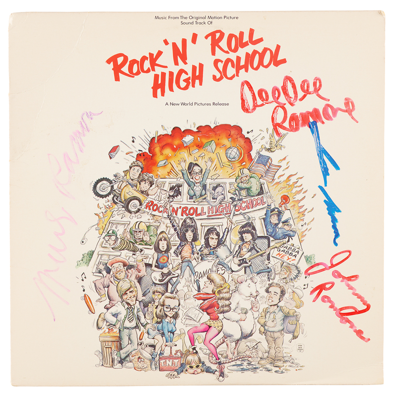 Lot 7385 Ramones Signed Album - Rock 'n' Roll High School<br/>