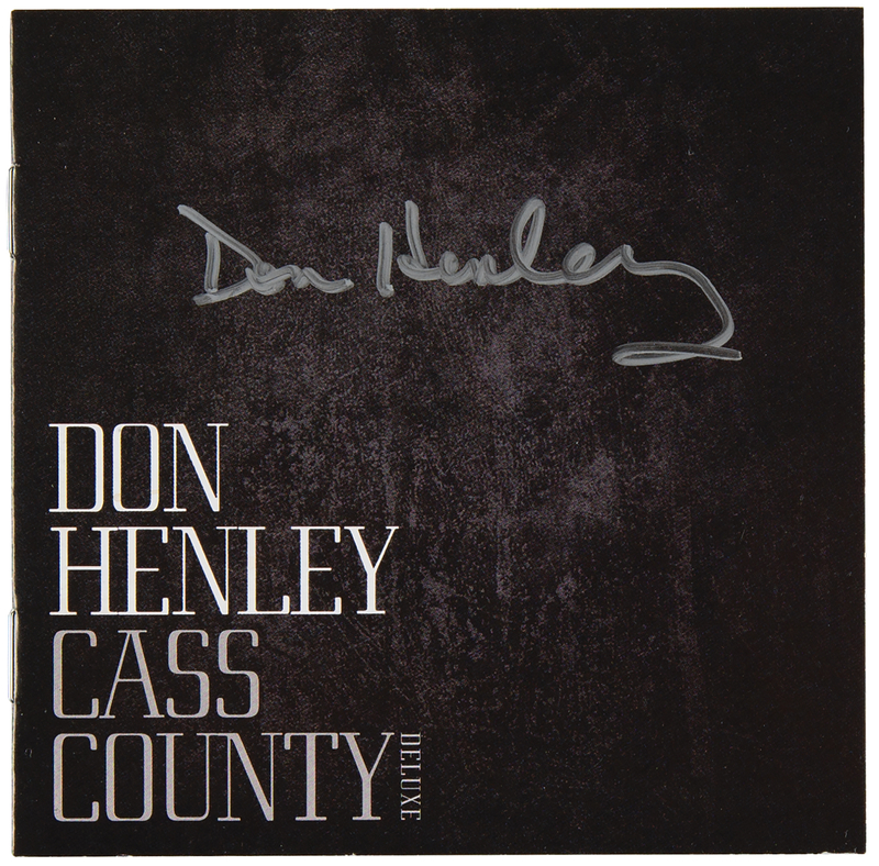 Lot 7347 The Eagles: Don Henley Signed CD Booklet - Cass County