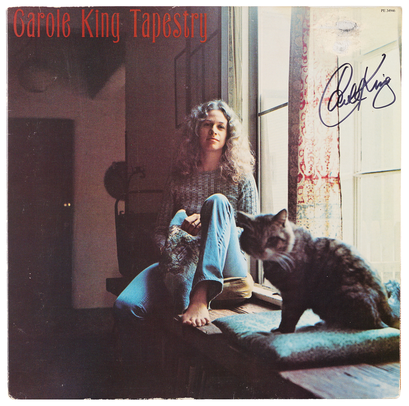 Lot 7357 Carole King Signed Album - Tapestry