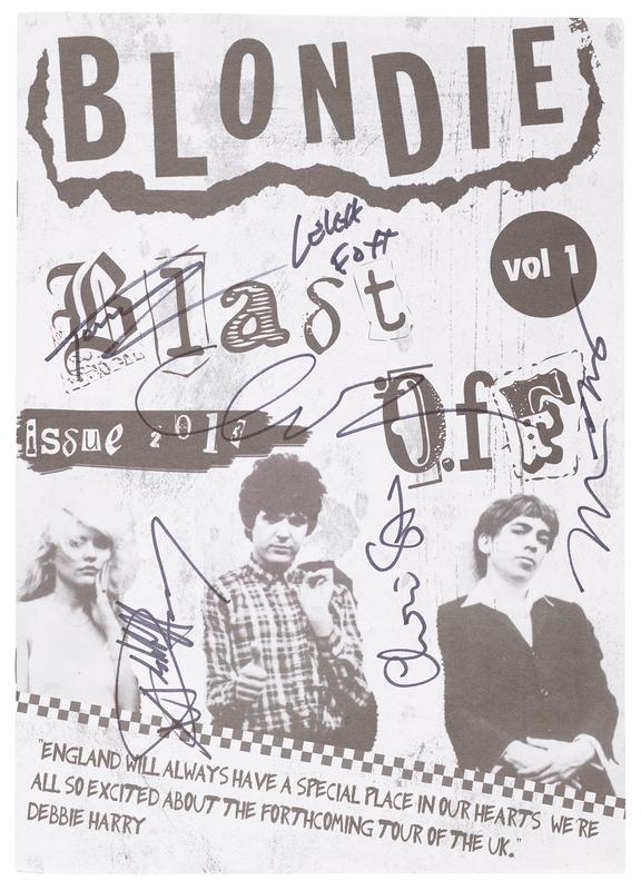 Lot 7328 Blondie Signed 2013 Tour Program