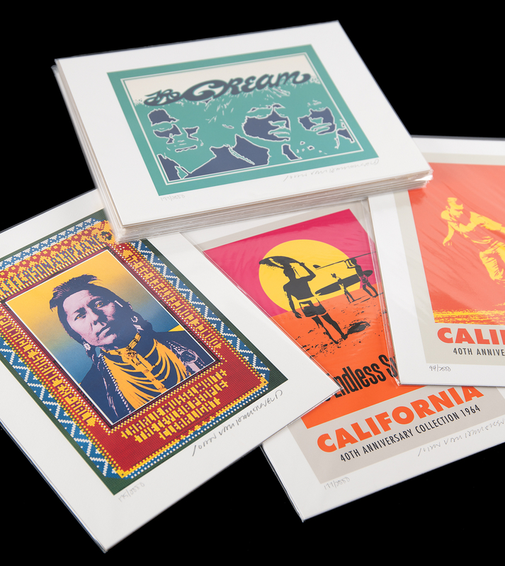 Lot 7285 John Van Hamersveld Collection of (14) Signed Digital Artwork Prints