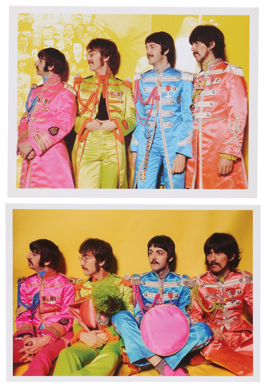 Lot 7067 Beatles: Peter Blake (2) Original 'Sgt. Pepper's' Outtake Photographs