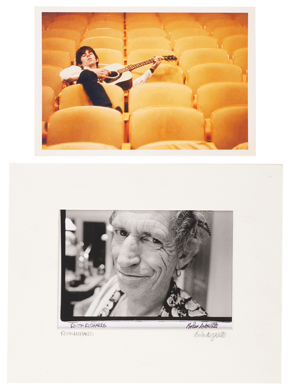 Lot 7129 Keith Richards (2) Photographs by Jean-Marie Perier and Brian Ashley White