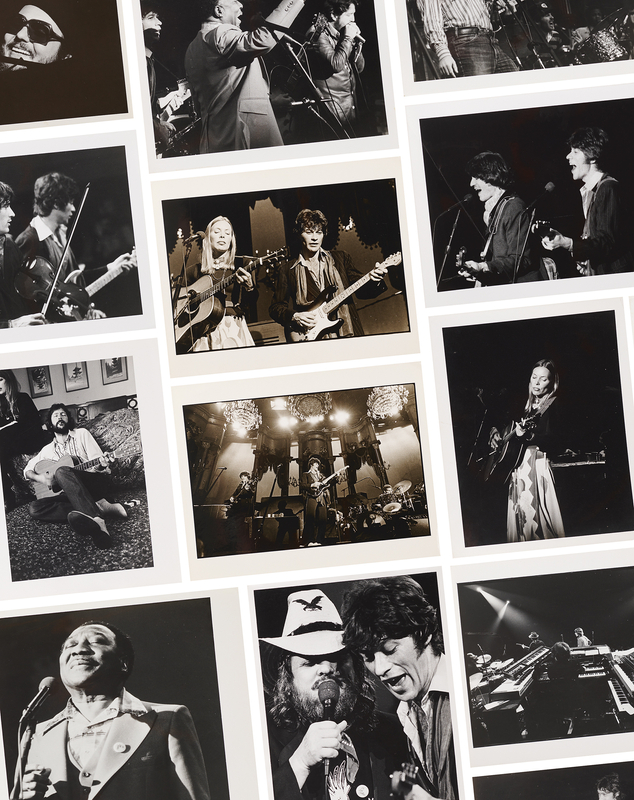 Lot 7360 The Last Waltz: Collection of (16) Vintage Photographs of The Band and Guest Performers