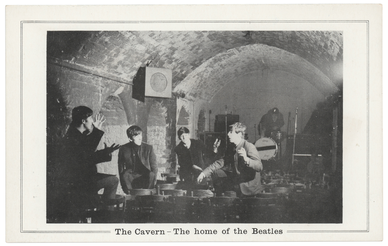 Lot 7058 Beatles 1963 Cavern Club Promotional Card