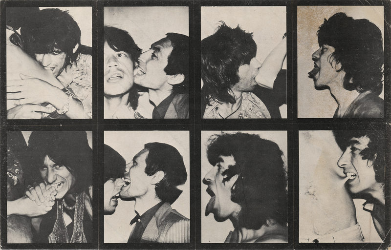 Lot 7137 Rolling Stones and Andy Warhol 1977 Unused Sticker Sheet for 'Love You Live'