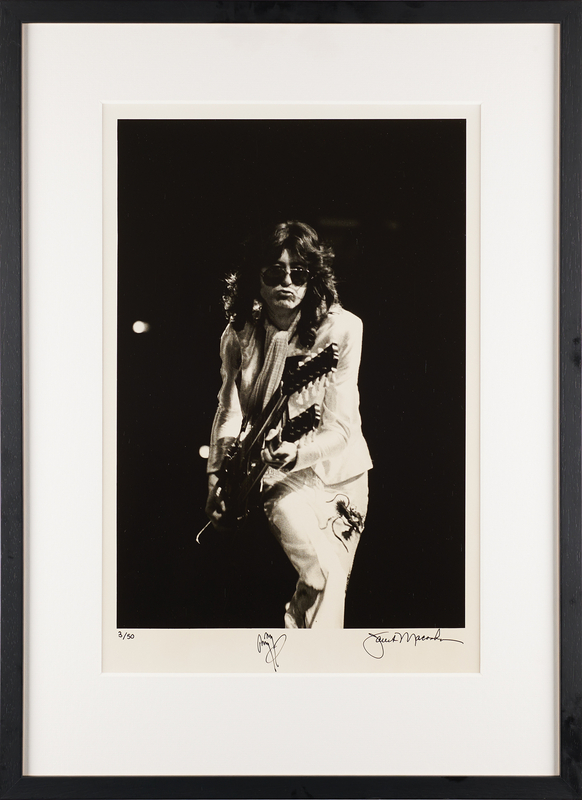 Lot 7225 Led Zeppelin Signed Photographic Print by Janet Macoska (Ltd. Ed. #3/50) - 12.25˝ x 18.75˝