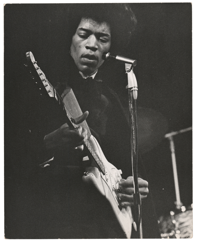 Lot 7110 Jimi Hendrix Vintage 'Savile Theatre' Photograph by Ray Stevenson (1967)