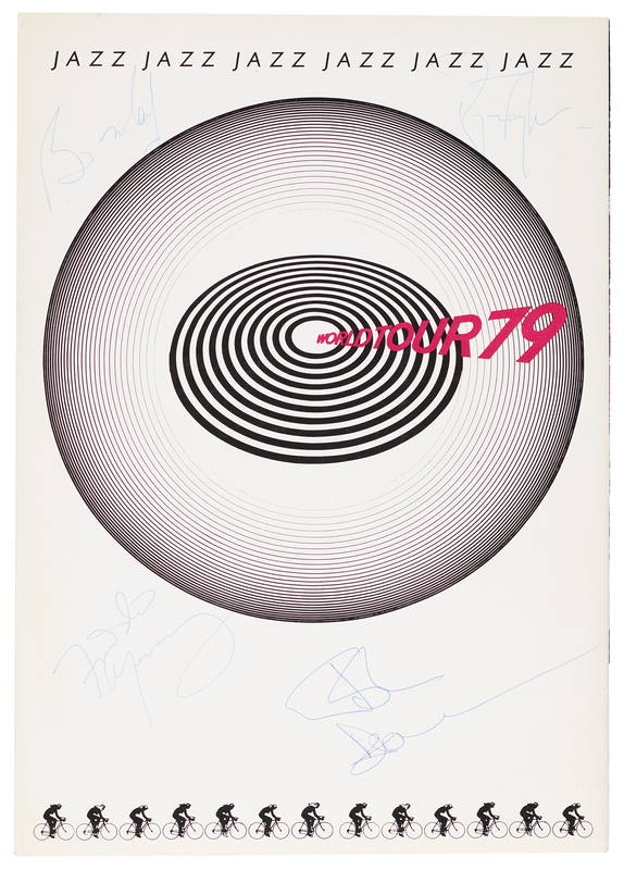 Lot 7241 Queen Signed 1979 'Jazz World Tour' Concert Program