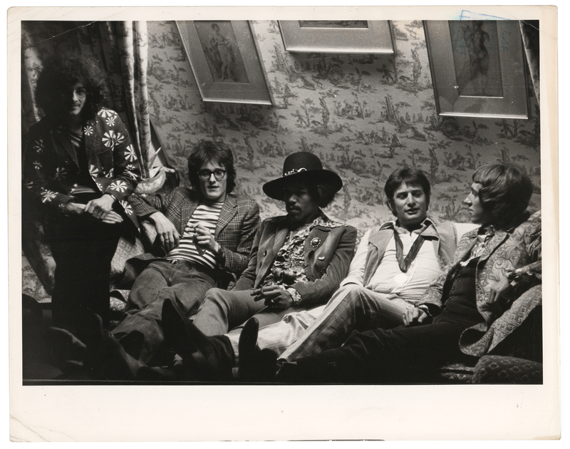 Lot 7112 Jimi Hendrix Experience Original Photograph by Michael Putland (1968 Woburn Music Festival)