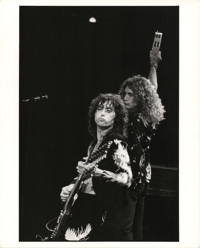 Lot 7231 Led Zeppelin Vintage 'Earls Court' Photograph by Joe Stevens