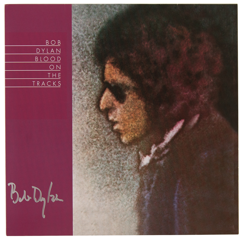 Lot 7090 Bob Dylan Signed Album - Blood on the Tracks