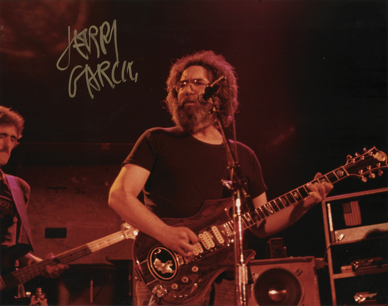 Lot 7165 Jerry Garcia Signed Photograph