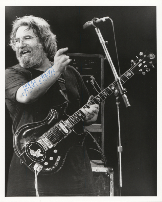 Lot 7167 Jerry Garcia Signed Photograph